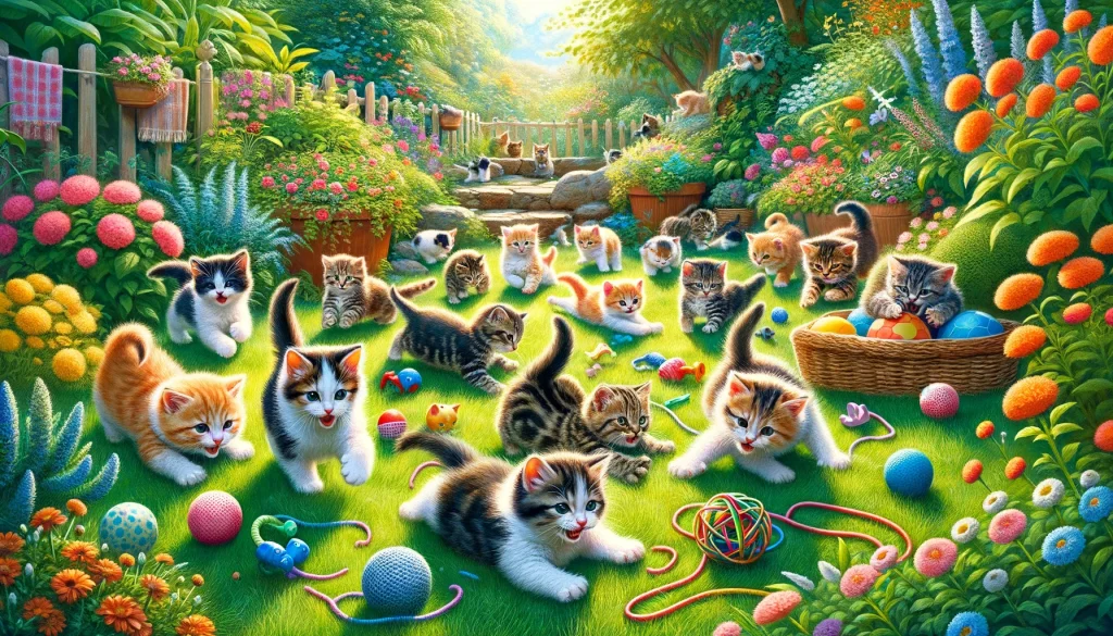 Jardin pour chatons
