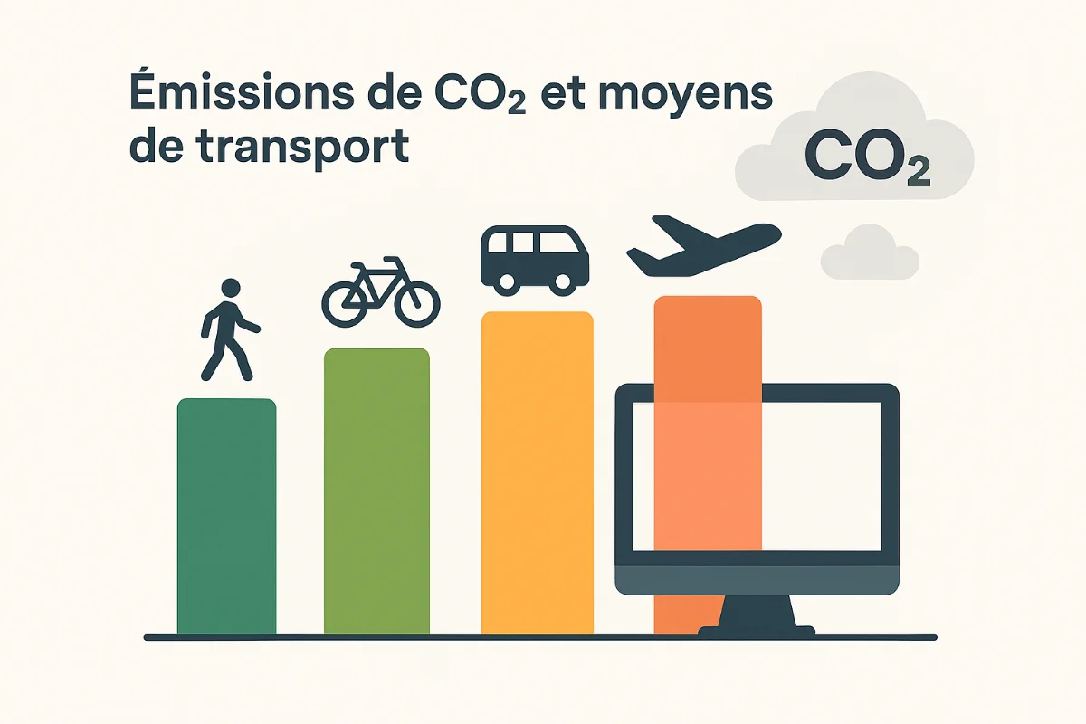 🚢 Emissions de CO₂ et moyens de transport